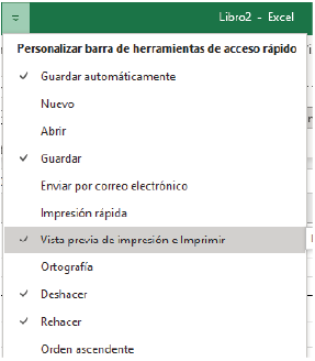 inicio rapido excel facturas