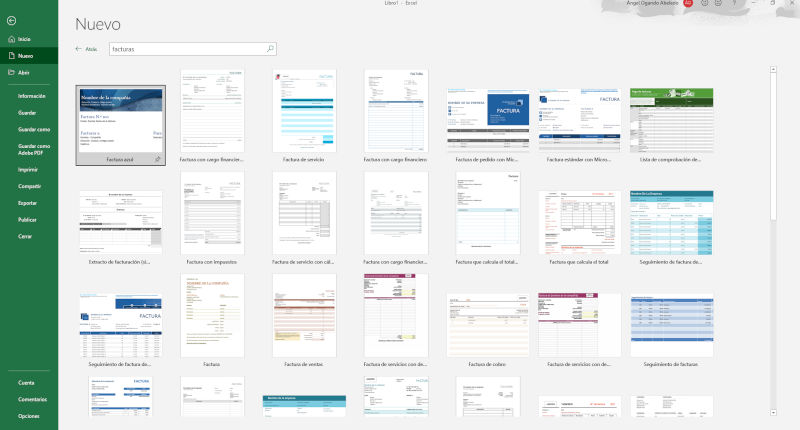 plantillas de facturas excel